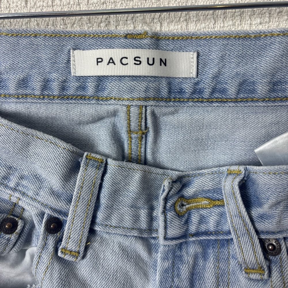 PacSun Light Blue Ripped Skinny Jeans - Picture 3 of 8